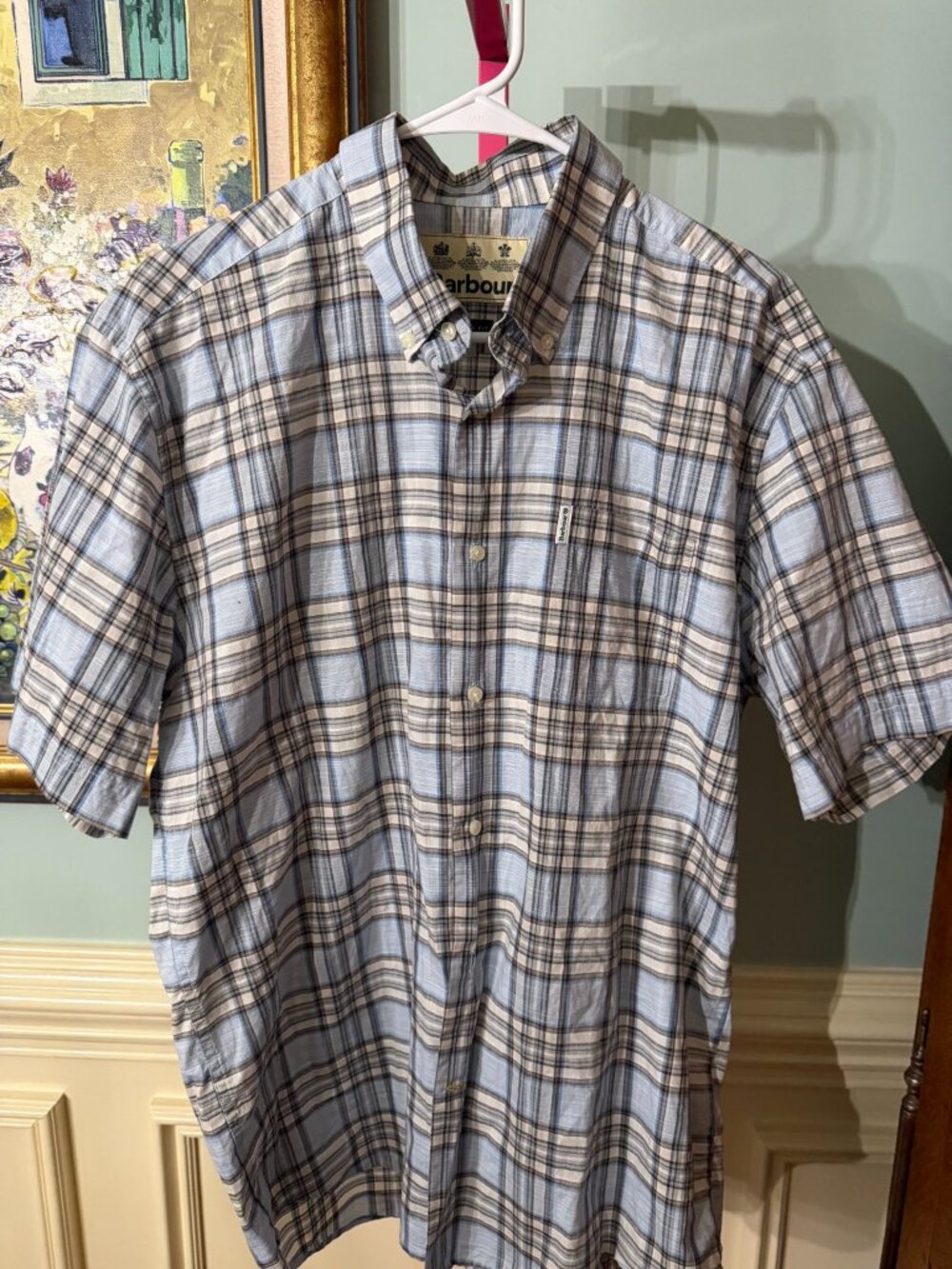Barbour Men’s Plaid Short-Sleeve Button-Down Shirt